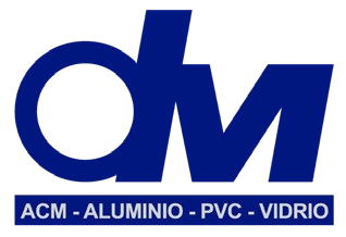 Logo de DM — ACM, Aluminio, PVC, Vidrio